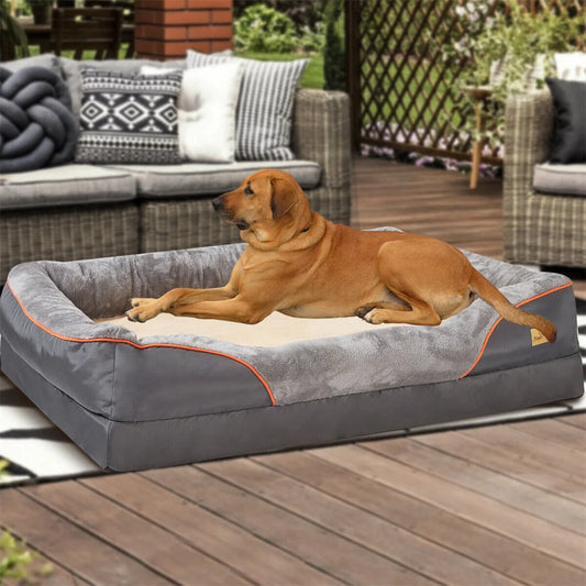 Jumbo Orthopedic Memory Foam Dog Bed