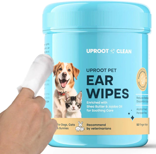 Pet Ear Cleaner Finger Wipes