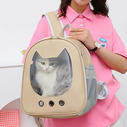 Foldable Cat Carrier Backpack