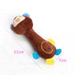 Animal Shape Plush Squeaky Chew Toy for Small Dogs