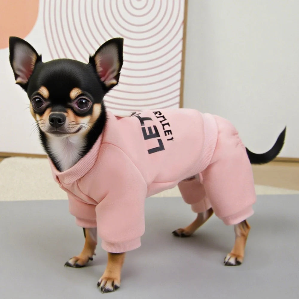 Winter Warm Dog Hoodie Coat