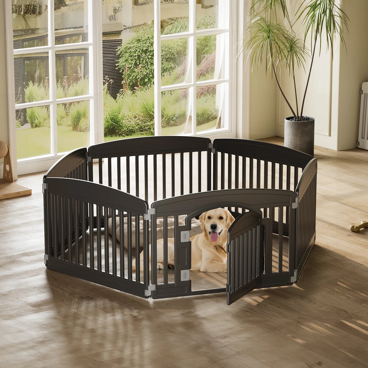 Portable Plastic Dog Playpen