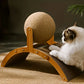 Wooden Sisal Cat Scratching Ball
