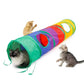 Foldable Rainbow Pet Tunnel Toy