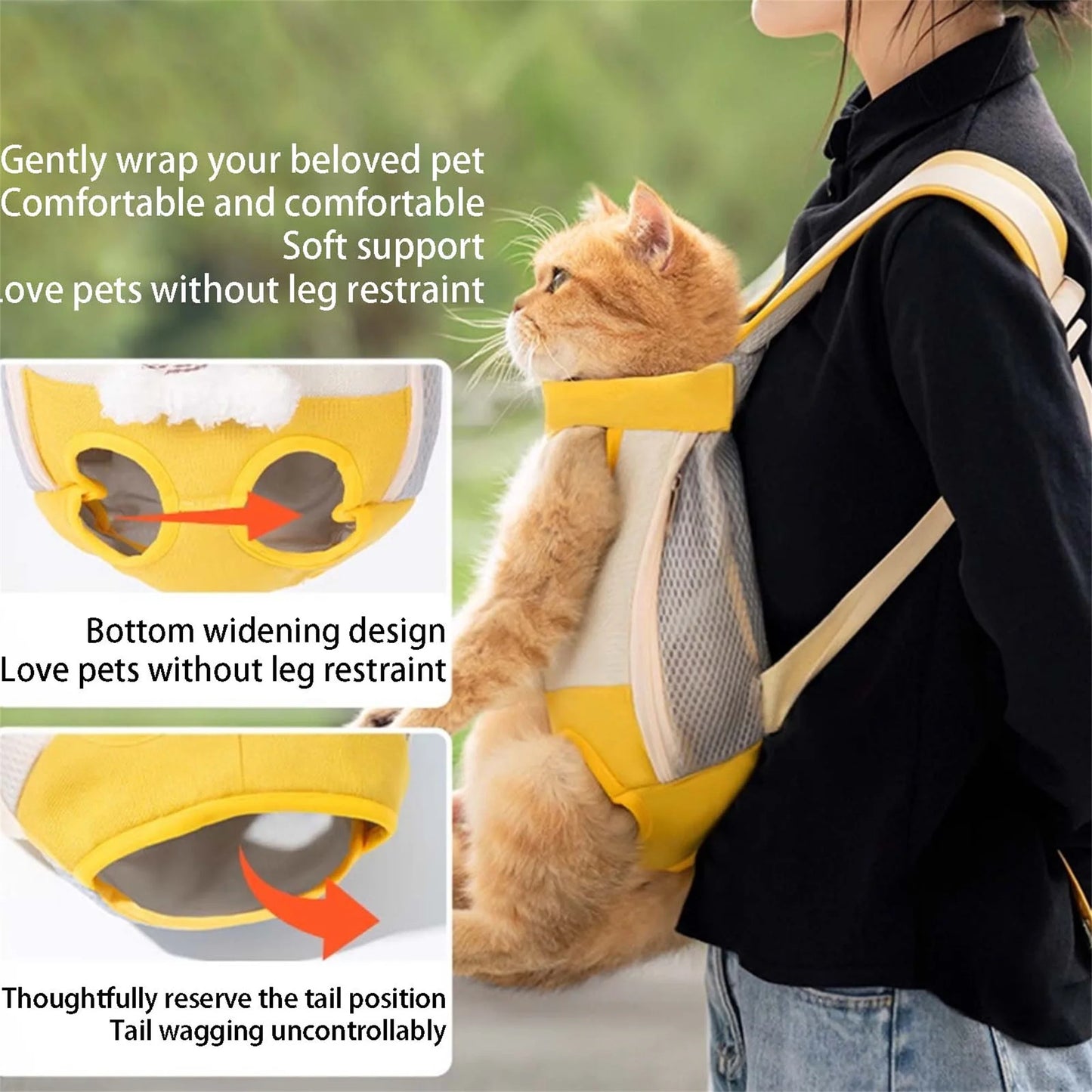 Hands-Free Pet Carrier Backpack