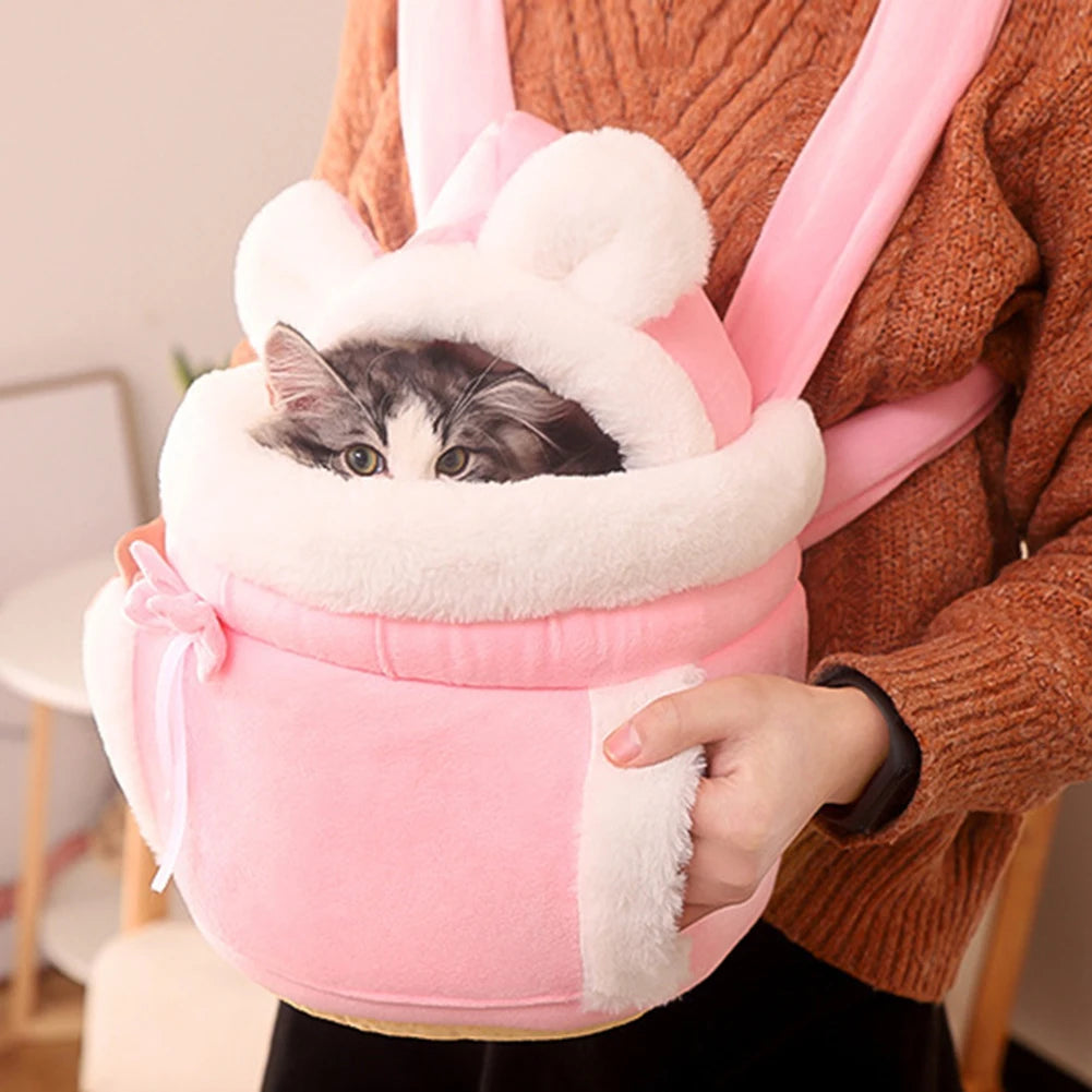 Plush Pet Carrier Backpack
