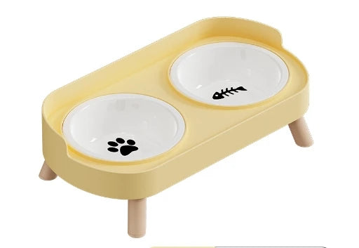 Colorful Dopamine Pet Double Bowl