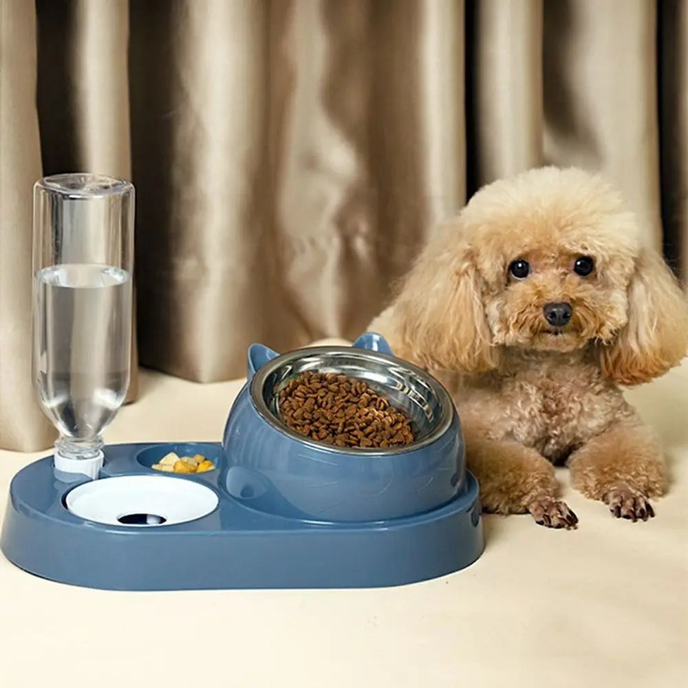 2-in-1 Pet Food & Water Bowl