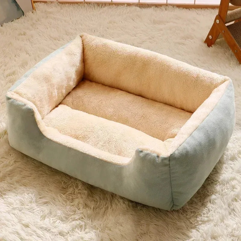 Soft Plush Cat Bed House for Cats and Small Dogs