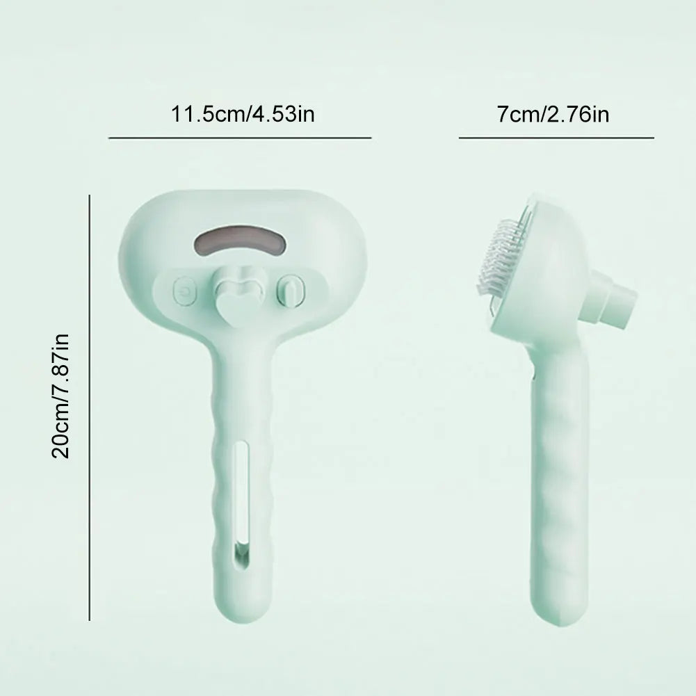 3-in-1 Pet Steam Grooming Brush