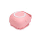 Pet Bathing & Massage Brush with Shampoo Dispenser for Dogs and Cats