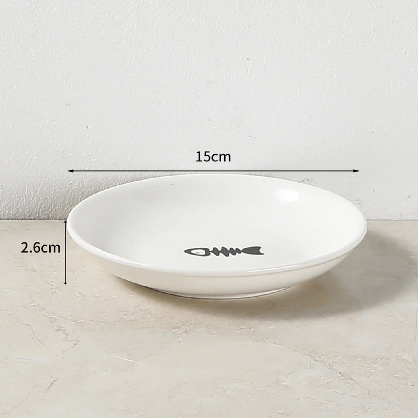 Wide Ceramic Pet Food & Water Bowl