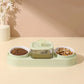 Automatic Pet Food & Water Double Bowl for Cats and Dogs