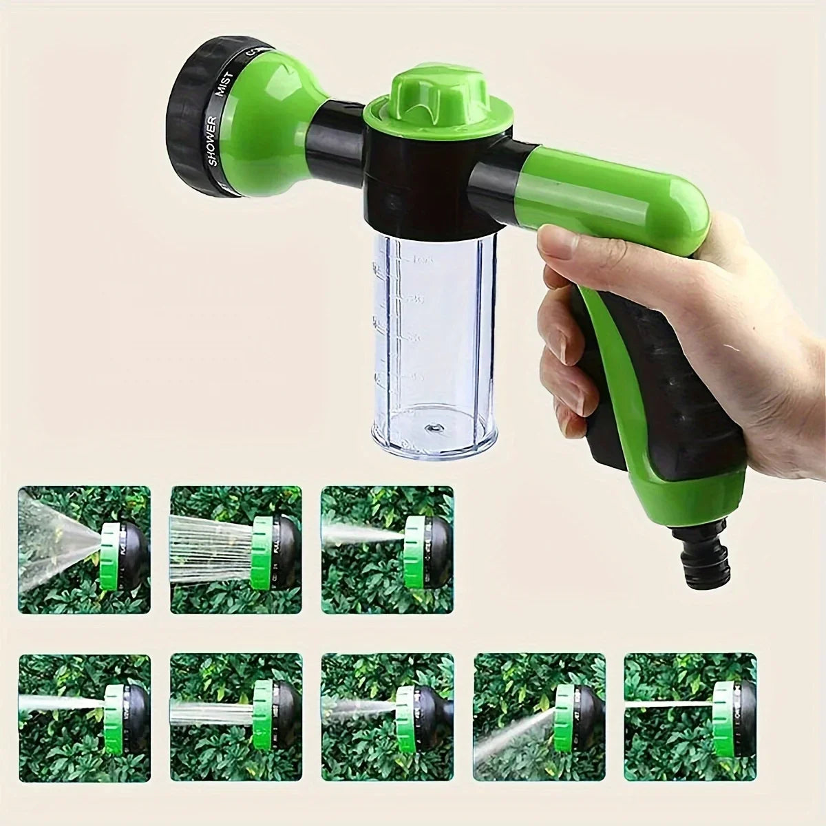 Pet Dog Shower Sprayer Water Gun (5pcs Set)