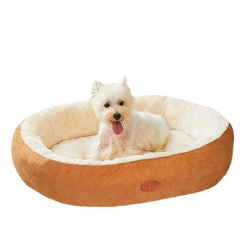Thickened Plush Pet Bed Nest for Cats and Dogs