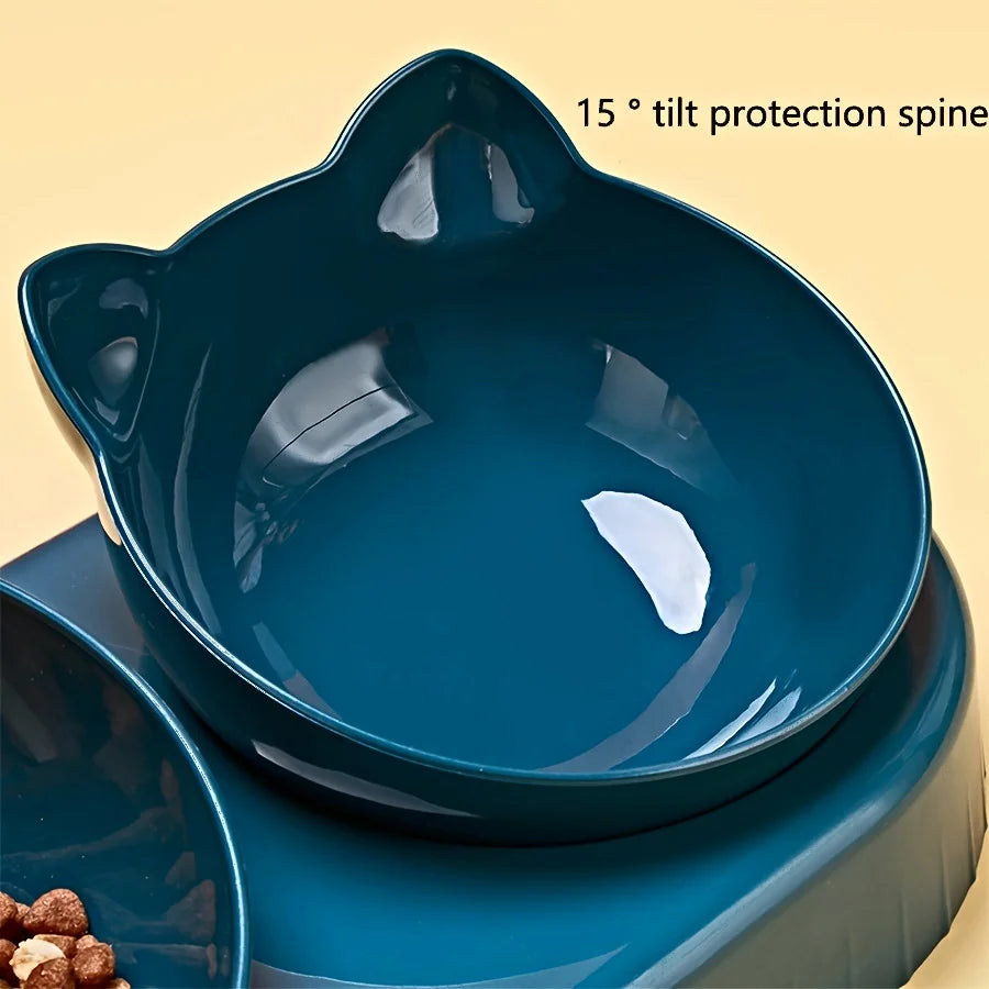 Pet Bowls With Water Feeder 3-in-1