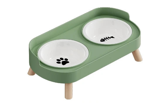 Colorful Dopamine Pet Double Bowl