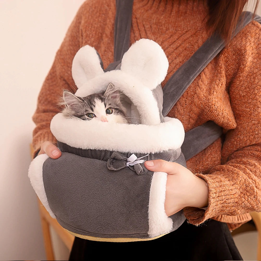 Plush Pet Carrier Backpack