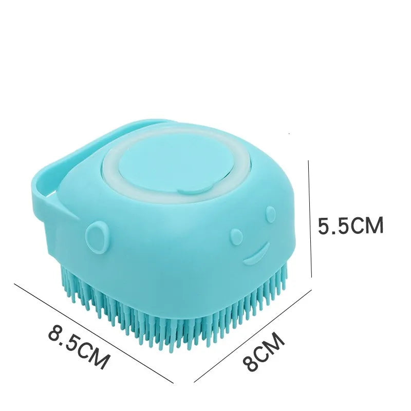 Pet Bath Massage Silicone Gloves Brush