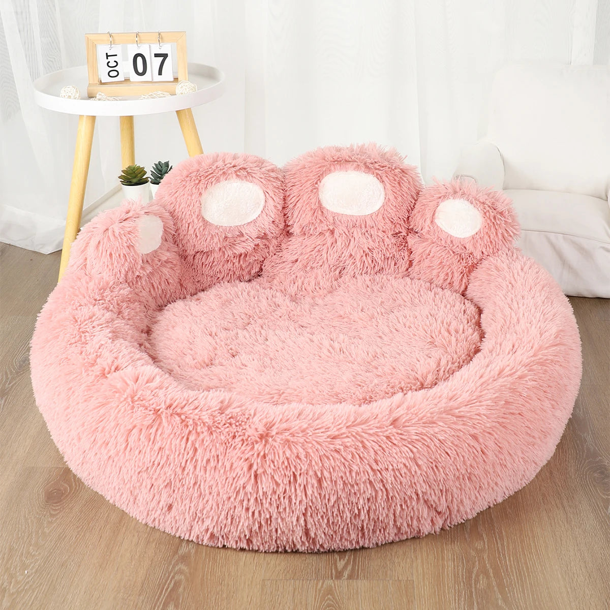 Fluffy Plush Dog Bed Cushion