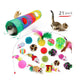 Foldable Rainbow Pet Tunnel Toy