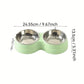 Stainless Steel Dual Pet Feeding Bowls