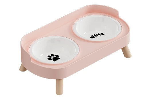 Colorful Dopamine Pet Double Bowl