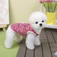 Winter Floral Cotton Pet Vest
