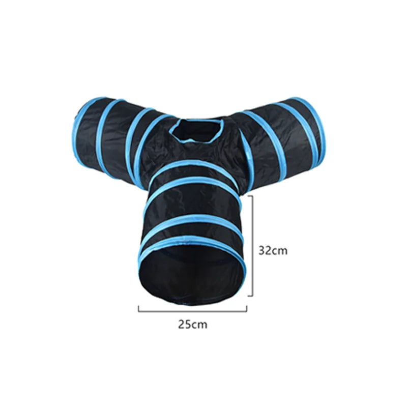 Foldable Rainbow Pet Tunnel Toy