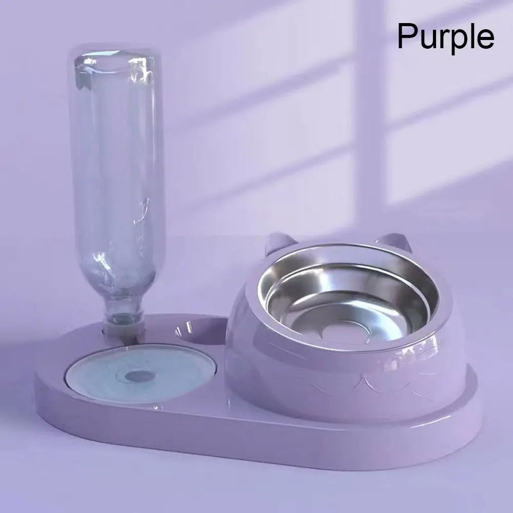 2-in-1 Pet Food & Water Bowl