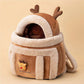 Plush Elk Pet Carrier Backpack