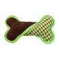 Plush Squeaky Bone Dog Toy for Small, Medium & Large Dogs