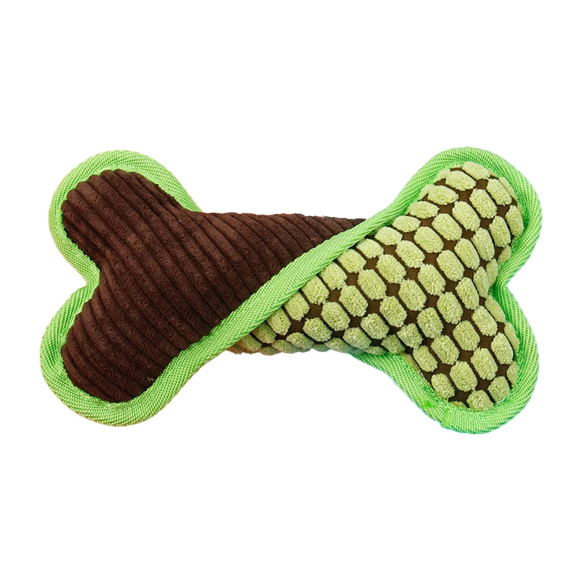 Plush Squeaky Bone Dog Toy for Small, Medium & Large Dogs
