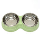 Stainless Steel Dual Pet Feeding Bowls