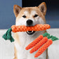 Carrot Dog Bite Rope Chew Toy